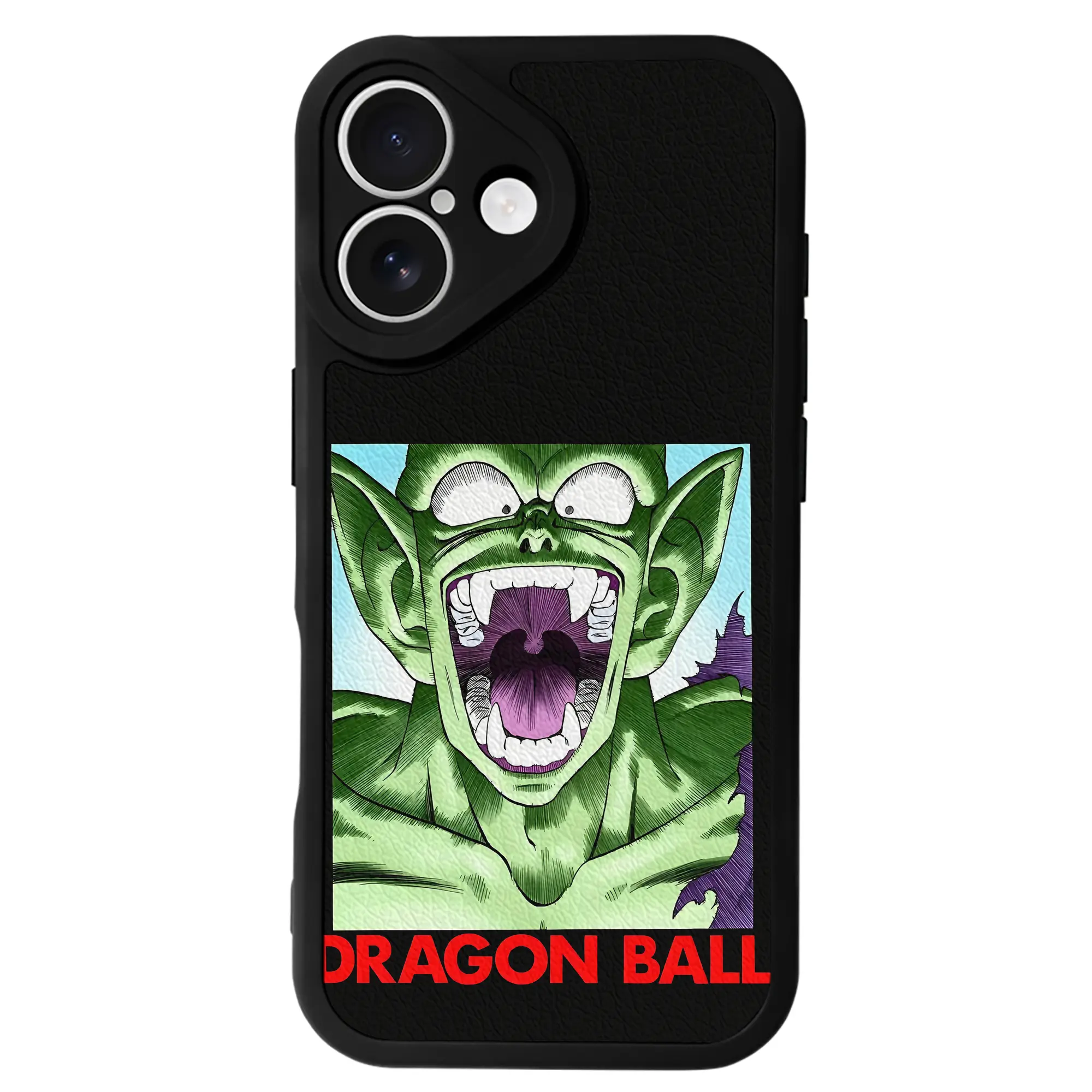 ドラゴンボール グッズ ピッコロ - IPhone 16シリーズ対応 ・ シリコンスマホケース ・ レザー調 ・ 高精度フィット ・ 耐衝撃 ・ ワイヤレス充電対応 ・ 精密カット